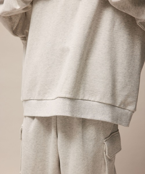 re_k by JUNRED（レクバイジュンレッド）の「re_k by JUNRED / ジャンブルドローイングスウェットプルオーバー（スウェット・メンズ・パープル/ライトグレー/チャコールグレー・S/M/L）」の10枚目の写真