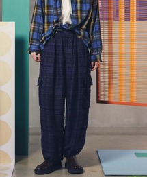 MAISON SPECIAL（メゾンスペシャル）の「《UNISEX》Prime-Wide Nep Jacquard Cargo Pants/ネップジャガードプライムワイドカーゴパンツ【MAISON SPECIAL/メゾンスペシャル】■セットアップ対応■（カーゴパンツ・メンズ）」