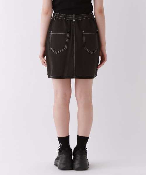 repipi armario（レピピ アルマリオ）の「マエボタンスカパン（スカート・キッズ・ブラック/ケミカルウォッシュ/その他/ブルー系/ブラウン/ブラック系その他/ネイビー・MEDIUM/SMALL/LARGE）」の16枚目の写真