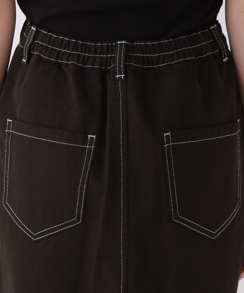 repipi armario（レピピ アルマリオ）の「マエボタンスカパン（スカート・キッズ・ブラック/ケミカルウォッシュ/その他/ブルー系/ブラウン/ブラック系その他/ネイビー・MEDIUM/SMALL/LARGE）」の20枚目の写真