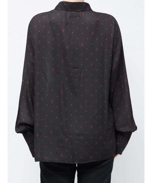 jouetie（ジュエティ）の「ドットパターンシャツ（シャツ/ブラウス・レディース・ブラック/オフホワイト/ブルー・MEDIUM）」の6枚目の写真