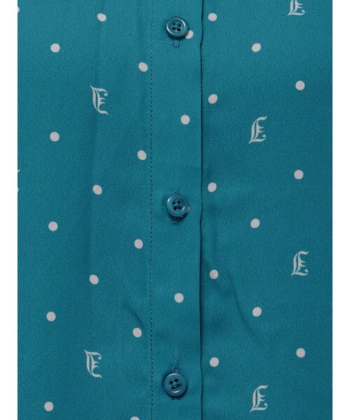 jouetie（ジュエティ）の「ドットパターンシャツ（シャツ/ブラウス・レディース・ブラック/オフホワイト/ブルー・MEDIUM）」の12枚目の写真