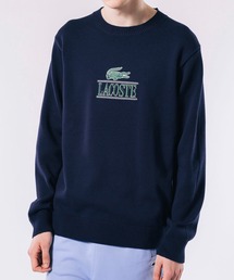 LACOSTE | クラシックグラフィックロゴステッチ ニットセーター(ニット/セーター)