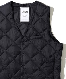 TAION(タイオン)の【TAION / タイオン】SINGLE SANP BUTTON DOWN GILET / インナーダウンベスト(ダウンベスト)