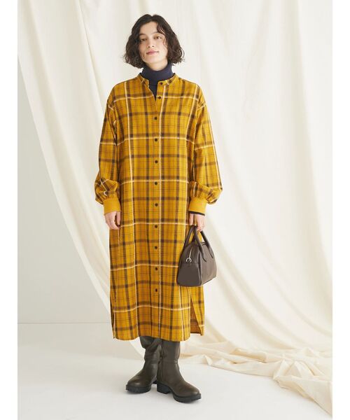 CRAFT STANDARD BOUTIQUE（クラフトスタンダードブティック）の「リブタートルネックニットプルオーバー（ニット/セーター・レディース・レッド/マスタード/アイボリー/ブルー/ネイビー/ブラック・L/M）」の17枚目の写真