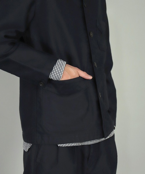 OMNIGOD（オムニゴッド）の「[OMNIGOD mens / オムニゴッド] ギザコットンモールスキン フレンチカバーオール（カバーオール・メンズ・ネイビー/ブラウン・3/2/4）」の12枚目の写真