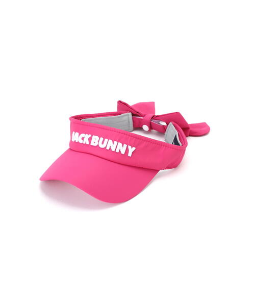 Jack Bunny!! 花柄リバティシャツとピンクスカートサンバイザーセット Jack Bunny!! 花柄リバティシャツとピンクスカートサンバイザー