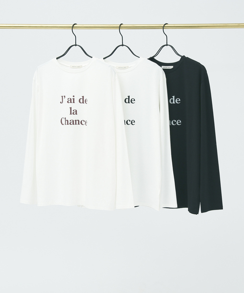 abahouse mavie（アバハウスマヴィ）の「ロゴロンＴ（Tシャツ/カットソー・レディース・ホワイト系その他2/ホワイト系その他/ブラック/サックスブルー/ホワイト系その他3/チャコールグレー/その他・フリー）」の18枚目の写真