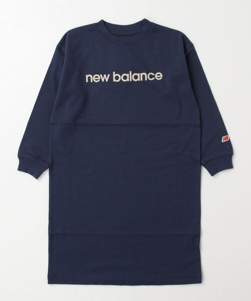 NEW BALANCE（ニューバランス）の「ニューバランス New Balance ロングスリーブドレス（ワンピース・キッズ・ネイビー/ピンク/ライトグレー/ダークグレー・160cm/150cm/140cm/130cm）」の4枚目の写真