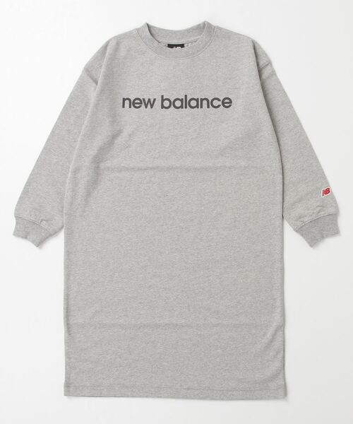 NEW BALANCE（ニューバランス）の「ニューバランス New Balance ロングスリーブドレス（ワンピース・キッズ・ネイビー/ピンク/ライトグレー/ダークグレー・160cm/150cm/140cm/130cm）」の2枚目の写真