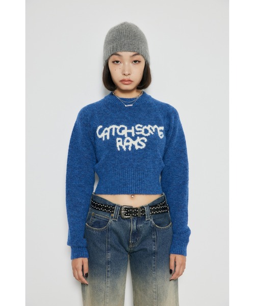 【新品未使用タグ付】Compact Zip Knit LAGUA GEM（ラグアジェム）の「CABLE COMPACT ZIP トップス