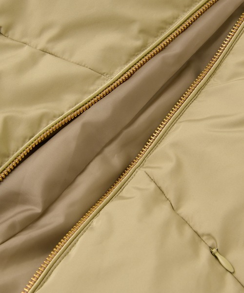 RIVE DROITE（リヴドロワ）の「フーディショートダウン（ダウンジャケット/コート・レディース・ブラック/ベージュ・FREE）」の11枚目の写真