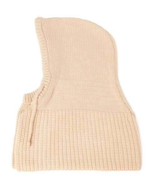 SHIPS（シップス）の「ニット バラクラバ（ニットキャップ/ビーニー・レディース・ベージュ/グレー・ONE SIZE）」の8枚目の写真