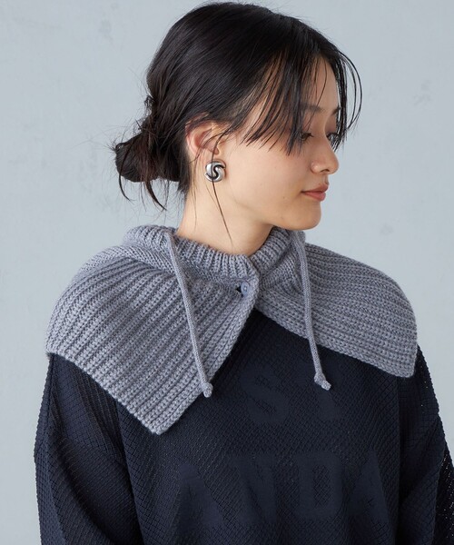 SHIPS（シップス）の「ニット バラクラバ（ニットキャップ/ビーニー・レディース・ベージュ/グレー・ONE SIZE）」の15枚目の写真