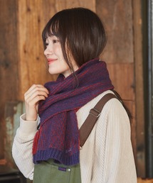 CUBE SUGAR | リバーシブルニットマフラー(マフラー)