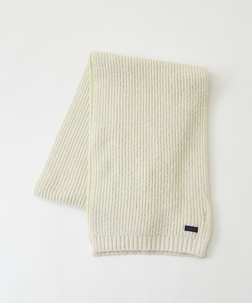 CUBE SUGAR(キューブシュガー)の「リバーシブルニットマフラー(マフラー・レディース・パープル/ネイビー/ホワイト/ブラック・M)」の14枚目の写真