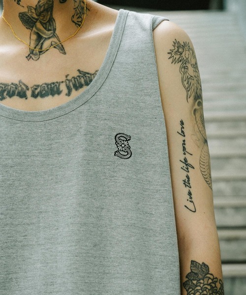 Subciety（サブサエティ）の「CREST TANK TOP（タンクトップ