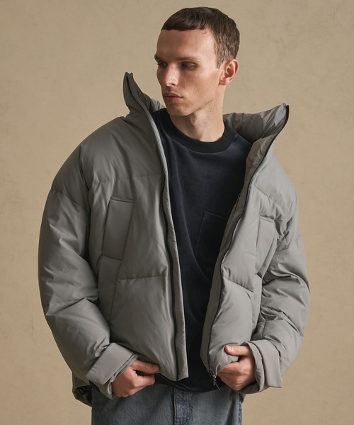 高機能 / 650FP〉PERTEX 2way フーデッドダウン / 撥水 / 透湿性