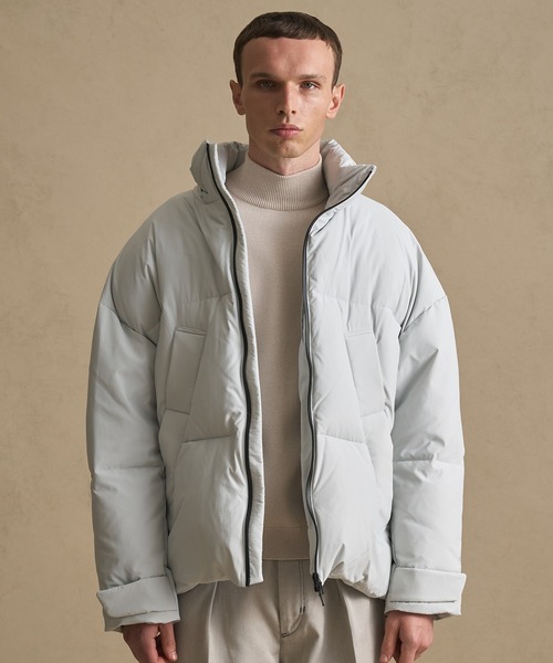 ホワイト グラデーション ダウンジャケット グラデーションミディダウンジャケット（全3色） / HWG937