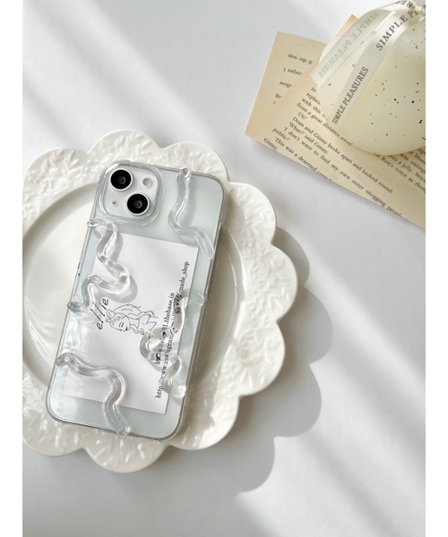 ellie】wave iPhoneケース iPhone14(MA)（スマホケース/カバー）｜tone