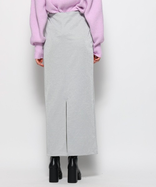 FOREVER 21(フォーエバー トゥエンティーワン)の「【2023AW】ラメ入りナロースカート(スカート・レディース・ブラック/シルバー・SMALL/MEDIUM)」の18枚目の写真