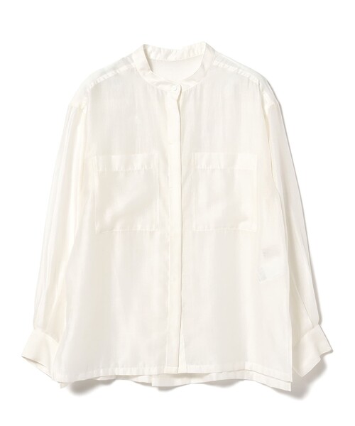 B:MING by BEAMS(ビーミングバイビームス)の「B:MING by BEAMS / シアー ブラウス(シャツ/ブラウス・レディース・オフホワイト/ネイビー/ブラウン系その他・MEDIUM/SMALL)」の15枚目の写真