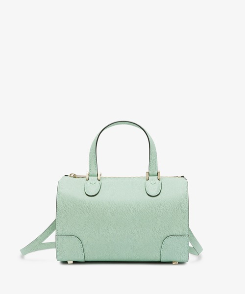 Valextra（ヴァレクストラ）の「バビラ ミニ（ハンドバッグ・レディース・グリーン系2/グリーン系1/ベージュ系1/ブラック・ONE SIZE）」の4枚目の写真