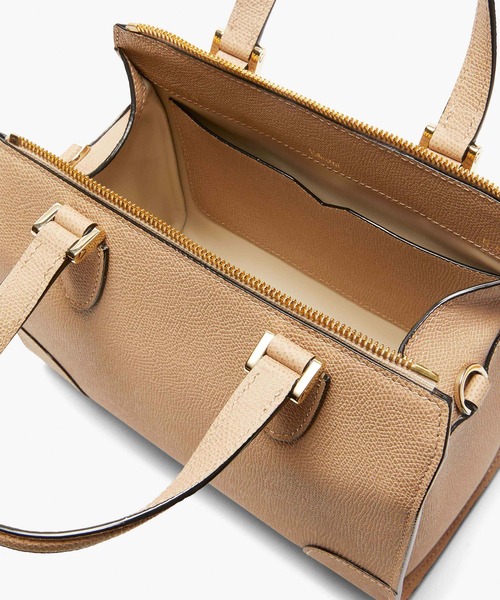 Valextra（ヴァレクストラ）の「バビラ ミニ（ハンドバッグ・レディース・グリーン系2/グリーン系1/ベージュ系1/ブラック・ONE SIZE）」の8枚目の写真