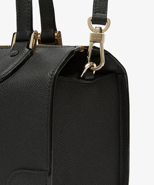 Valextra（ヴァレクストラ）の「バビラ ミニ（ハンドバッグ・レディース・グリーン系2/グリーン系1/ベージュ系1/ブラック・ONE SIZE）」の5枚目の写真