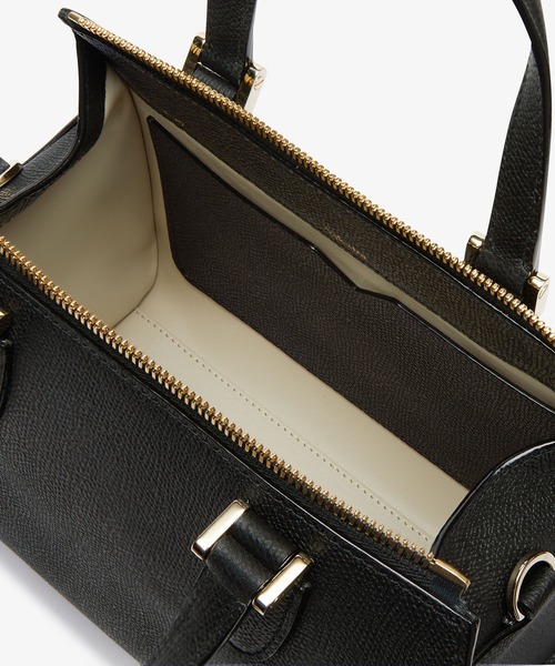 Valextra（ヴァレクストラ）の「バビラ ミニ（ハンドバッグ・レディース・グリーン系2/グリーン系1/ベージュ系1/ブラック・ONE SIZE）」の6枚目の写真