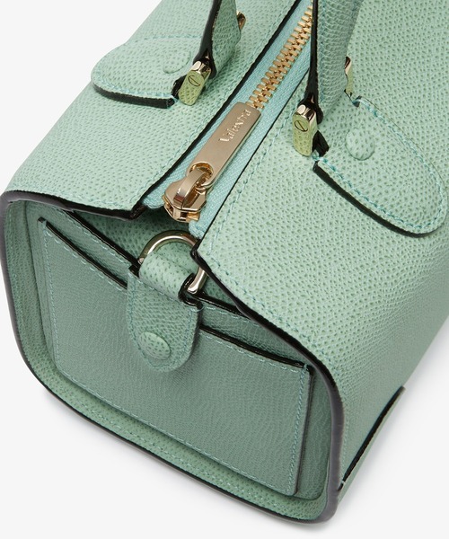 Valextra（ヴァレクストラ）の「バビラ ミニ（ハンドバッグ・レディース・グリーン系2/グリーン系1/ベージュ系1/ブラック・ONE SIZE）」の17枚目の写真