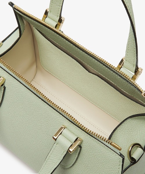 Valextra（ヴァレクストラ）の「バビラ ミニ（ハンドバッグ・レディース・グリーン系2/グリーン系1/ベージュ系1/ブラック・ONE SIZE）」の15枚目の写真