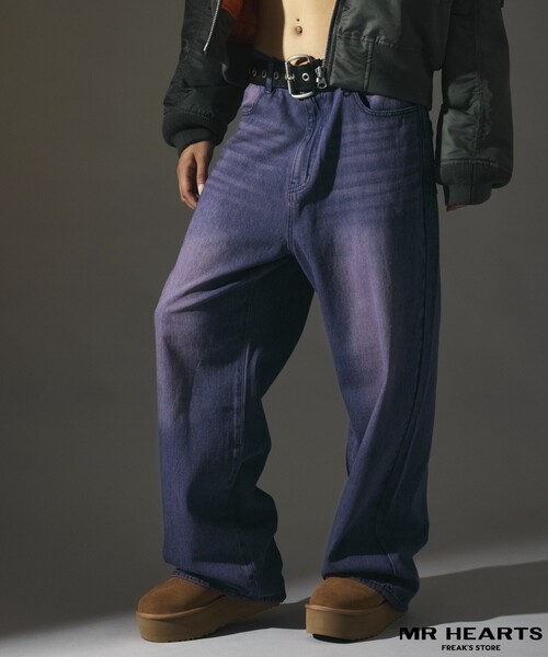 パンツ HARi REMAKE GIANT JEANS 中古・古着通販】HaRi (ハリ) REMAKE GIANT JEANS インディゴ サイズ:M