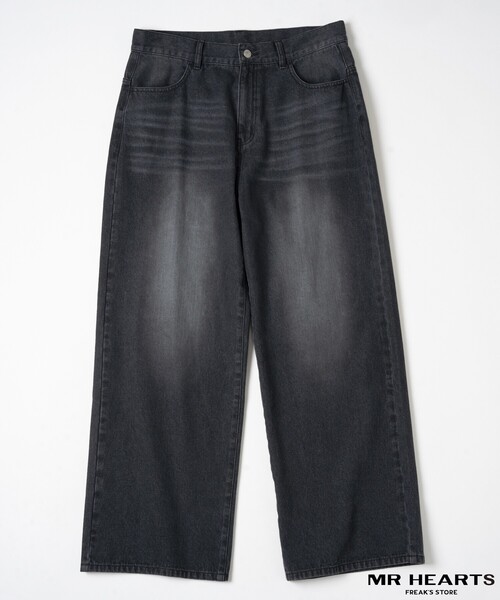 パンツ HARi REMAKE GIANT JEANS セール】限定展開 MR HEARTS/ミスターハーツ VINTAGE WASH WIDE