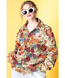 a.p.o.v.（エーピーオービー）の「a.p.o.v. ゴブラン花柄ショート丈ジャケット（その他アウター）」