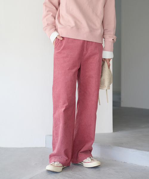 《追加》コットンコーデュロイストレートパンツ