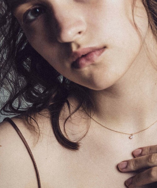 K18 ダイヤモンド 0.25ct ネックレス「ブライト」（ネックレス）｜ete