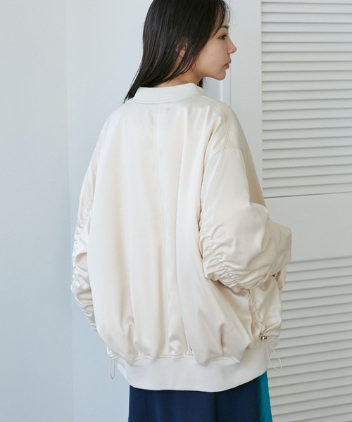 VIS（ビス）の「MA-1ブルゾン（ブルゾン・レディース・ブラック/キナリ/ピンク・FREE）」の13枚目の写真