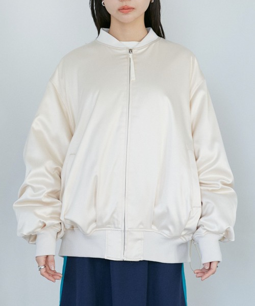 VIS（ビス）の「MA-1ブルゾン（ブルゾン・レディース・ブラック/キナリ/ピンク・FREE）」の16枚目の写真