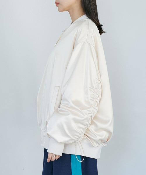 VIS（ビス）の「MA-1ブルゾン（ブルゾン・レディース・ブラック/キナリ/ピンク・FREE）」の17枚目の写真