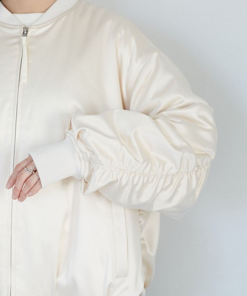 VIS（ビス）の「MA-1ブルゾン（ブルゾン・レディース・ブラック/キナリ/ピンク・FREE）」の21枚目の写真