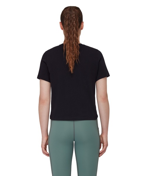 Mammut(マムート)の「マッソーネ Tシャツ クロップド ウィメン パッチ / Massone T-Shirt Cropped Women Patch(Tシャツ/カットソー・レディース・ブラック・MEDIUM/LARGE/SMALL)」の4枚目の写真
