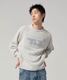 TINA:JOJUN 長袖 ニット サイズM ホワイト系 TINA:JOJUN 長袖 ニット サイズM ホワイト系 トップス