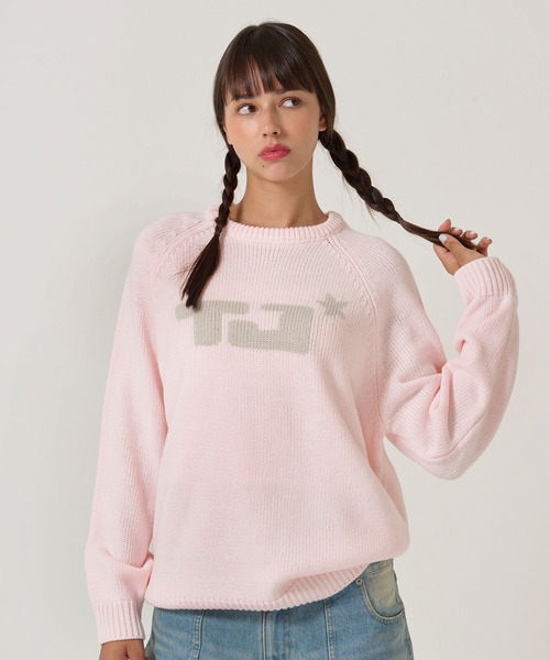 【タグ付き】WANNA ジャガード　自由の女神　ニット　セーター タグ付き】WANNA ジャガード 自由の女神 ニット セーター タグ付き