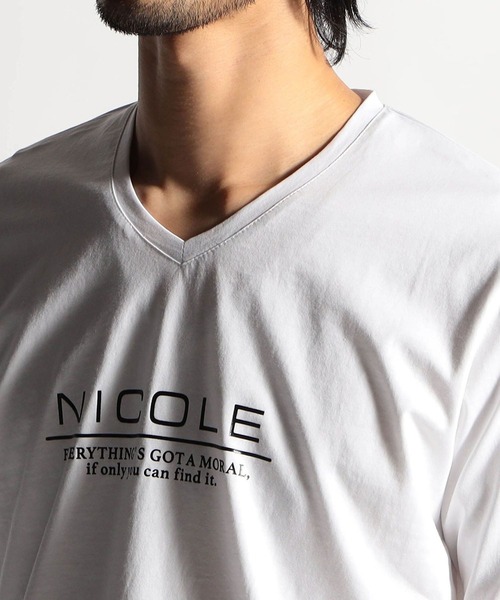 HIDEAWAYS NICOLE(ハイダウェイニコル)の「【20周年記念】激シルケットロゴプリント半袖Tシャツ(Tシャツ/カットソー・メンズ・ホワイト系1/ホワイト系2/ブラック系1/ブラック系2・MEDIUM/LARGE/X-LARGE/XX-LARGE)」の11枚目の写真