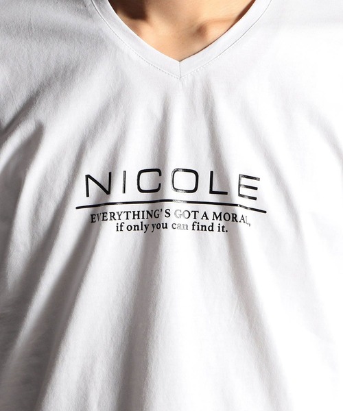 HIDEAWAYS NICOLE(ハイダウェイニコル)の「【20周年記念】激シルケットロゴプリント半袖Tシャツ(Tシャツ/カットソー・メンズ・ホワイト系1/ホワイト系2/ブラック系1/ブラック系2・MEDIUM/LARGE/X-LARGE/XX-LARGE)」の15枚目の写真