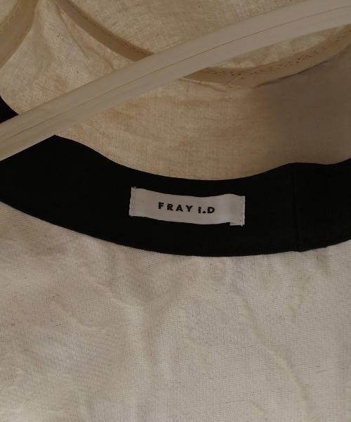 FRAY I.D(フレイアイディー)の「バリエーションワイドブリムハット(ハット・レディース・アイボリー/ブラック・FREE)」の6枚目の写真