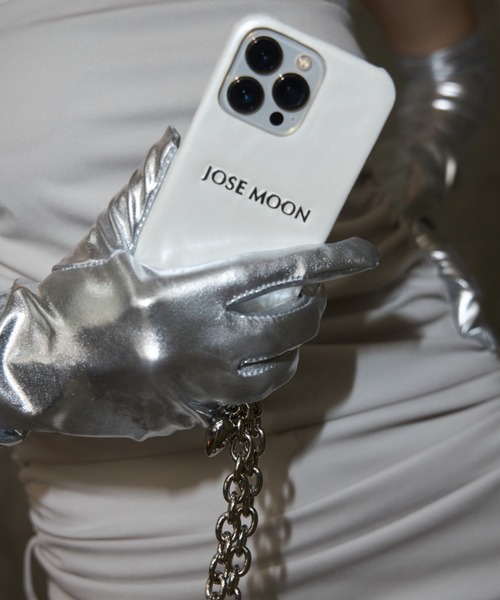 iPhone14proケース JOSE MOON 14PRO) iPhone CASE HAND STRAP(F WHITE): GOODSjosemoon
