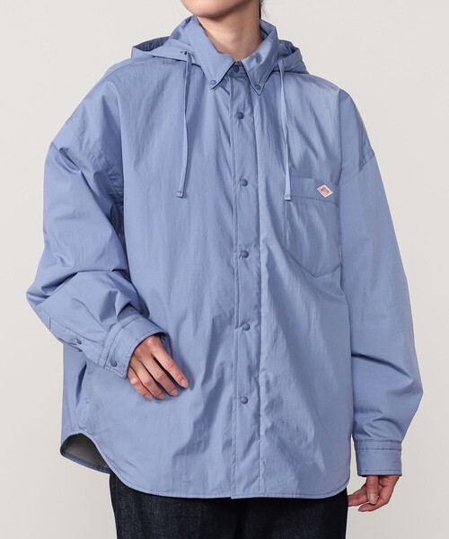 DANTON（ダントン）の「DANTON | 中綿 フードシャツジャケット SOLID