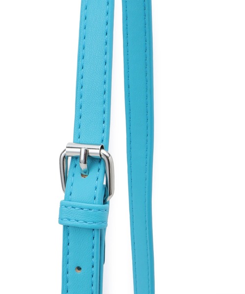 VIS（ビス）の「【2WAY】丸芯ハンドルバッグ（ショルダーバッグ・レディース・シルバー/ターコイズブルー/ブラック・FREE）」の12枚目の写真